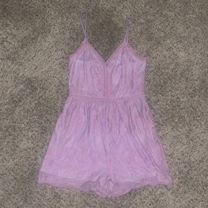 Lavender Lace Romper NWOT
